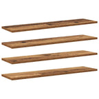 Regalbrett 4 pcs Braun 80 x 20 x 1,5 cm Holzwerkstoff