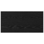 Regalbrett 4 pcs Schwarz 80 x 40 x 1,5 cm Holzwerkstoff