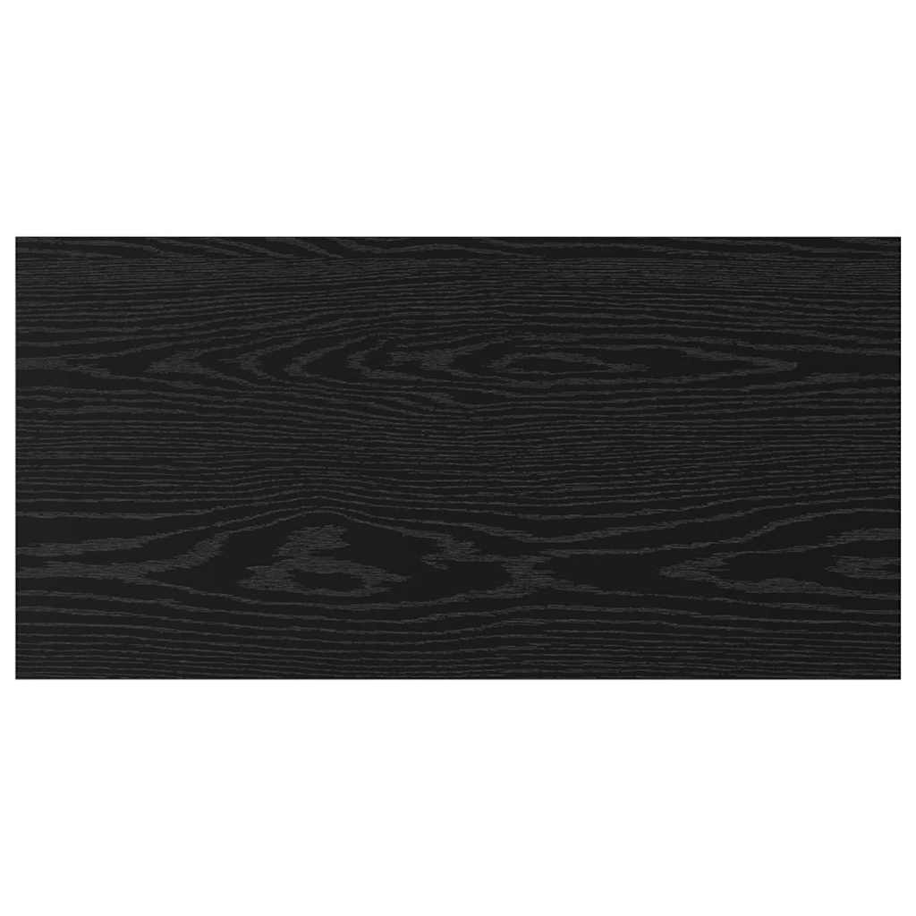 Regalbrett 4 pcs Schwarz 80 x 40 x 1,5 cm Holzwerkstoff