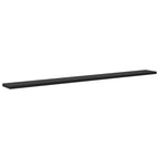 Regalbrett 4 pcs Schwarz 100 x 10 x 1,5 cm Holzwerkstoff