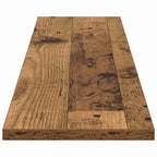 Regalbrett 4 pcs Braun 100 x 20 x 1.5 cm Holzwerkstoff