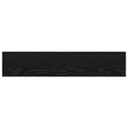 Regalbrett 4 pcs Schwarz 100 x 20 x 1.5 cm Holzwerkstoff