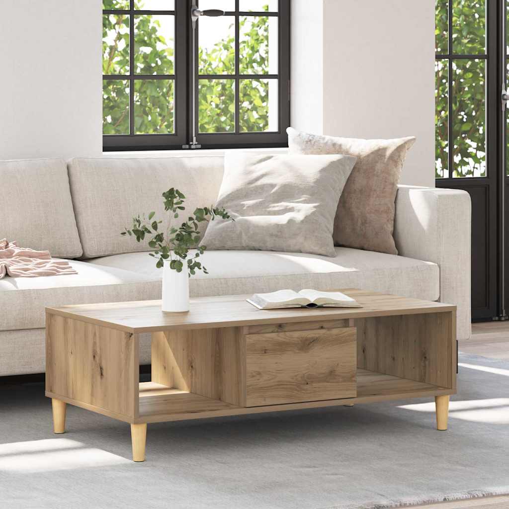 Couchtisch Artisan-Eiche 102 x 55 x 35 cm Holzwerkstoff