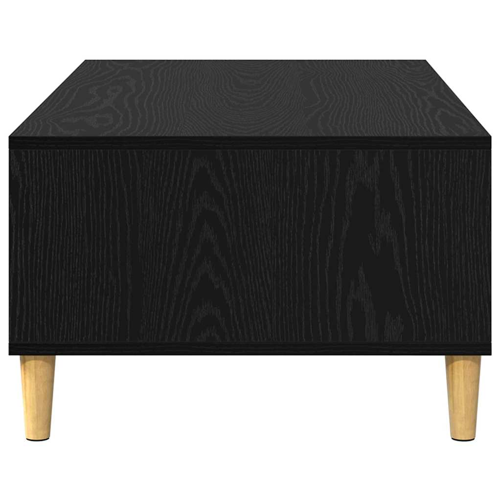 Couchtisch Schwarz Eichen-Optik 102 x 55 x 35 cm Holzwerkstoff