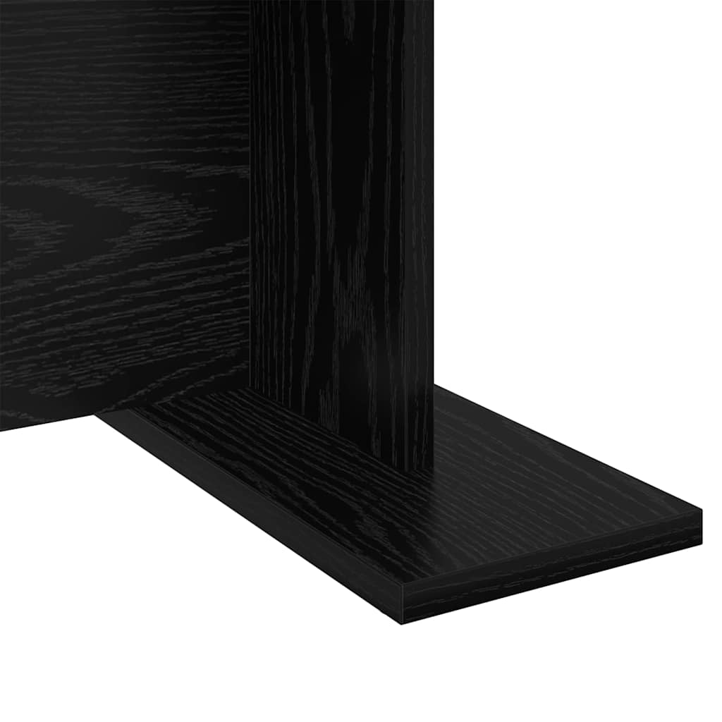 Couchtisch Schwarz Eichen-Optik 103.5 x 60 x 40 cm