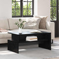 Couchtisch Schwarz Eichen-Optik 90 x 55 x 42,5 cm Holzwerkstoff