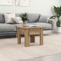 Couchtisch Artisan-Eiche 55 x 55 x 42 cm Holzwerkstoff