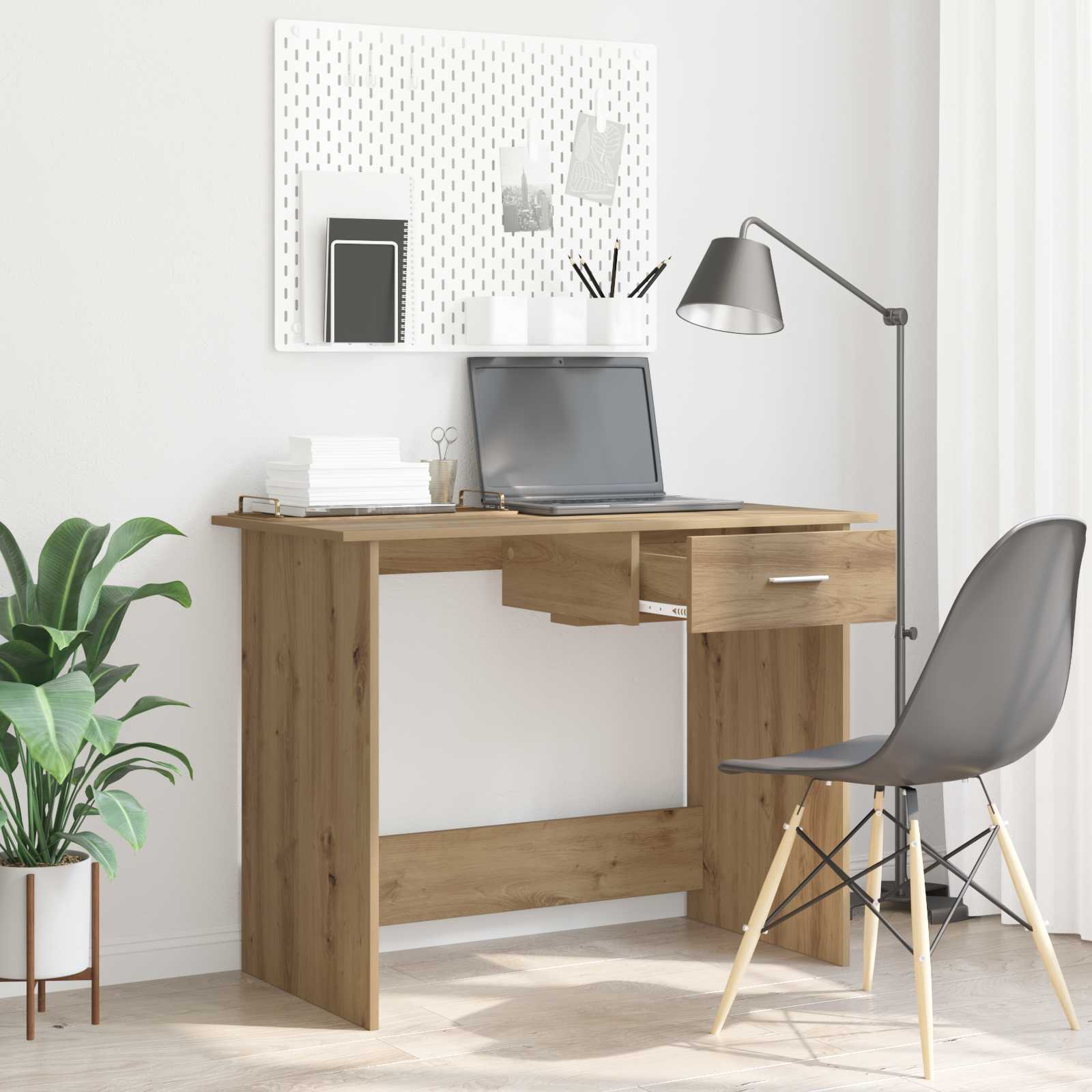 Schreibtisch Artisan-Eiche 100 x 50 x 76 cm Holzwerkstoff