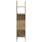 Bücherregal Artisan-Eiche 40 x 35 x 180 cm Holzwerkstoff