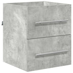 Badezimmermöbel-Set Grau 41 x 38,5 x 48 cm Sperrholz und Metall