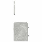 Badezimmermöbel-Set Grau 41 x 38,5 x 48 cm Sperrholz und Metall