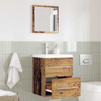 Badezimmermöbel-Set mit Schubladen Braun 41 x 38,5 x 48 cm