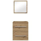 Badezimmermöbel-Set mit Schubladen Braun 41 x 38,5 x 48 cm