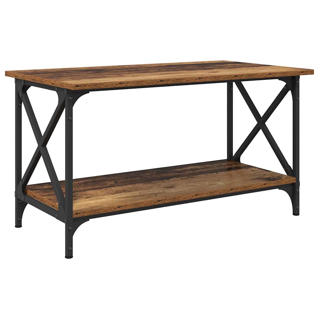 Couchtisch Altholz 80 x 45 x 45.5 cm Holzwerkstoff