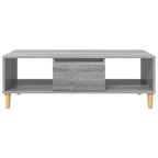 Couchtisch Graues Sonoma 102 x 55 x 35 cm Holzwerkstoff