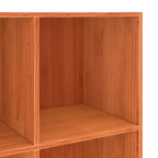 Bücherregal Wachsbraun 104 x 33 x 110 cm Massives Kiefernholz