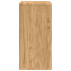 Badezimmer-Wandschrank mit Tür FLORO Wachsbraun 35 x 30 x 60 cm