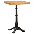 Bistrotisch Braun 50 x 50 x 76 cm Massivholz Mango