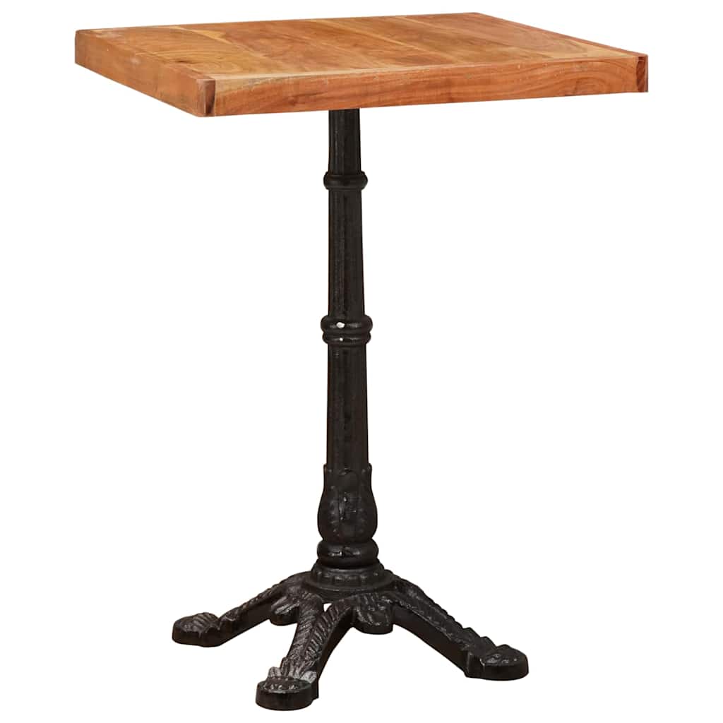 Bistrotisch Braun 50 x 50 x 76 cm Massivholz Akazie