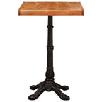 Bistrotisch Braun 50 x 50 x 76 cm Massivholz Akazie