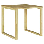 Tisch Natur 50,5 x 50 x 46 cm Imprägniertes Kiefernholz