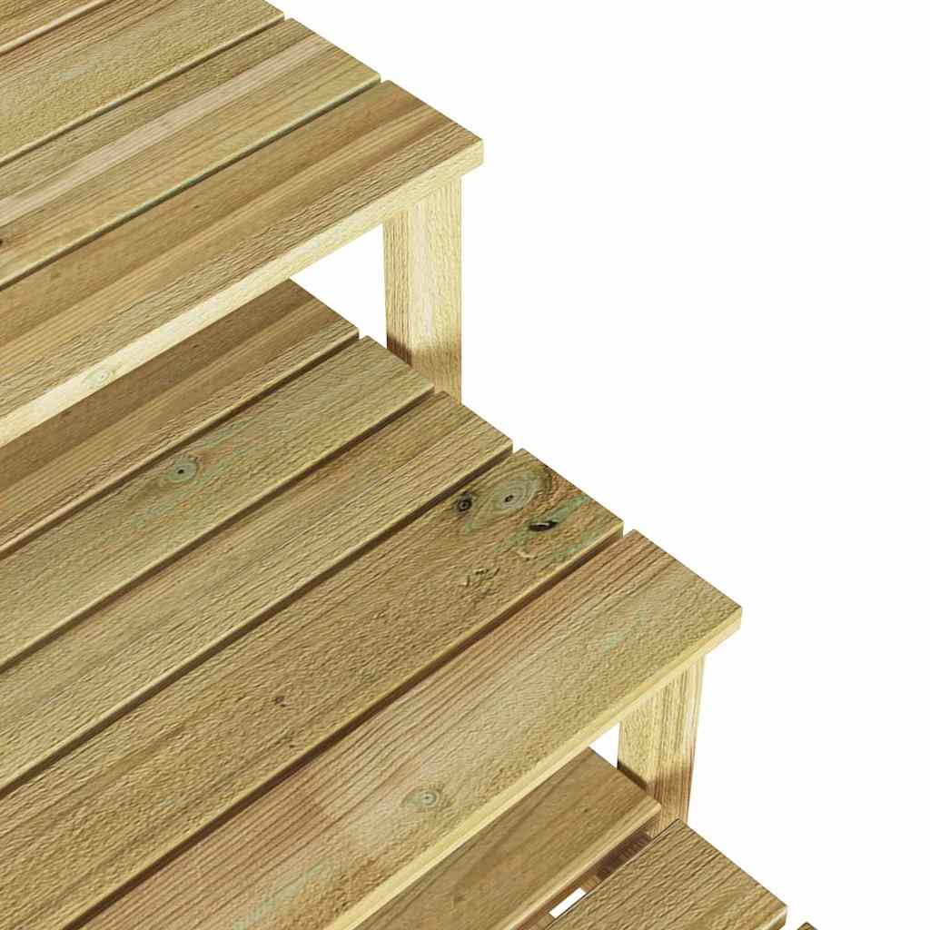 Tisch 3 pcs Natur Imprägniertes Kiefernholz