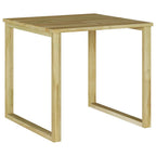 Tisch 3 pcs Natur Imprägniertes Kiefernholz