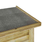 Aufbewahrungsbox mit Speicher Natur 80 x 44,5 x 57,5 cm