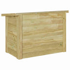 Aufbewahrungsbox mit Speicher Natur 80 x 44,5 x 57,5 cm