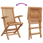 Garten Essgruppe 3 pcs Braun Massivholz Akazie