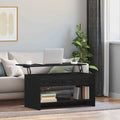 Couchtisch Schwarz Eichen-Optik 80 x 50,5 x 41,5 cm