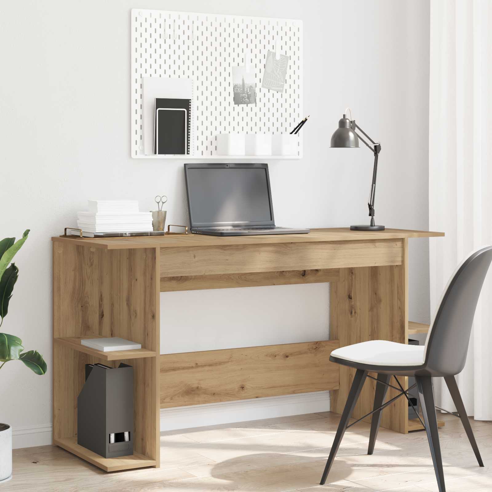 Schreibtisch Artisan-Eiche 140 x 50 x 75 cm Holzwerkstoff