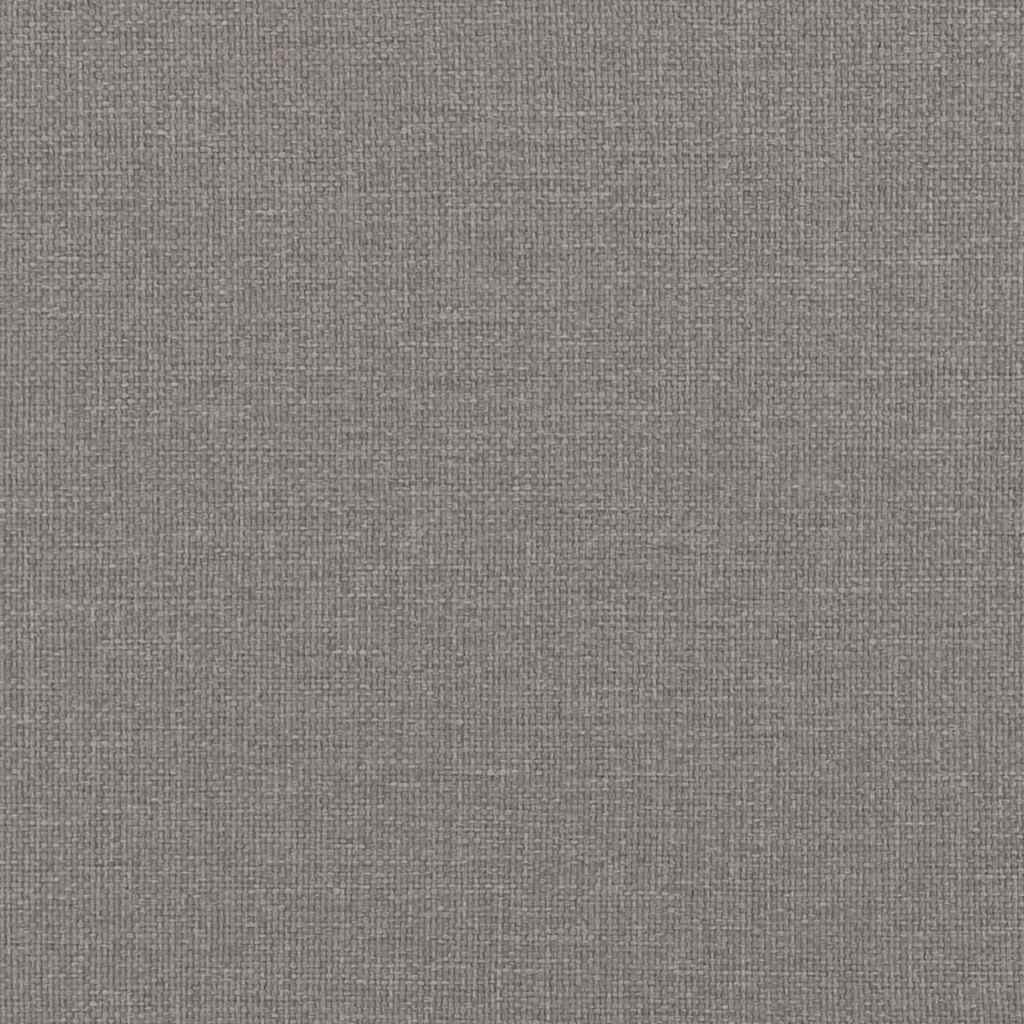 Bettgestell mit gepolstertem Kopfteil Taupe 160 x 200 cm