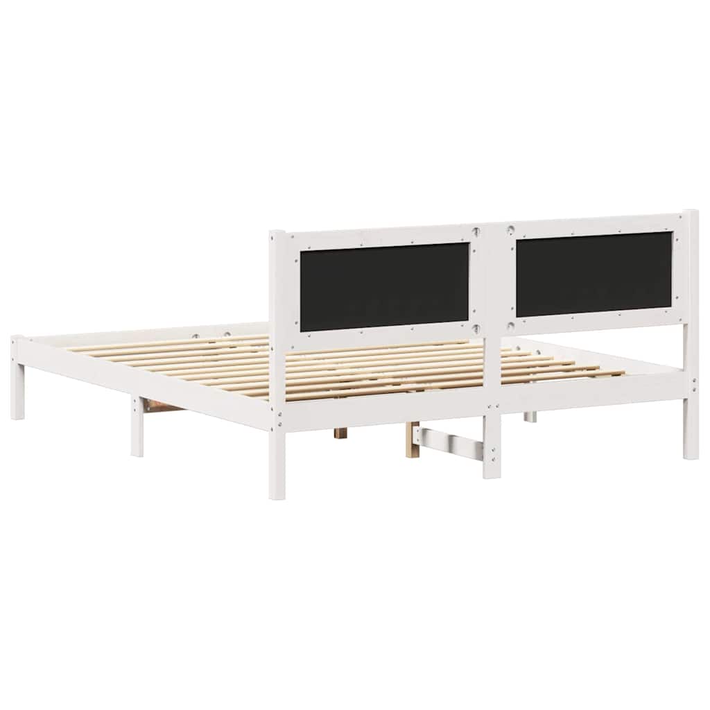 Bettgestell mit gepolstertem Kopfteil Hellgrau 150 x 200 cm