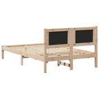 Bettgestell mit gepolstertem Kopfteil Dunkelgrau 120 x 200 cm