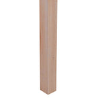Esszimmerstuhl 2 pcs Kubu Rattan Weiß gewaschen 46 x 55 x 84 cm