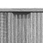 Badezimmermöbel Set mit Regal 3 pcs Grau Sonoma Holzwerkstoff