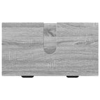 Badezimmermöbel Set mit Regal 3 pcs Grau Sonoma Holzwerkstoff