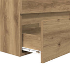 Badezimmermöbel-Set 3 pcs Artisan-Eiche Holzwerkstoff