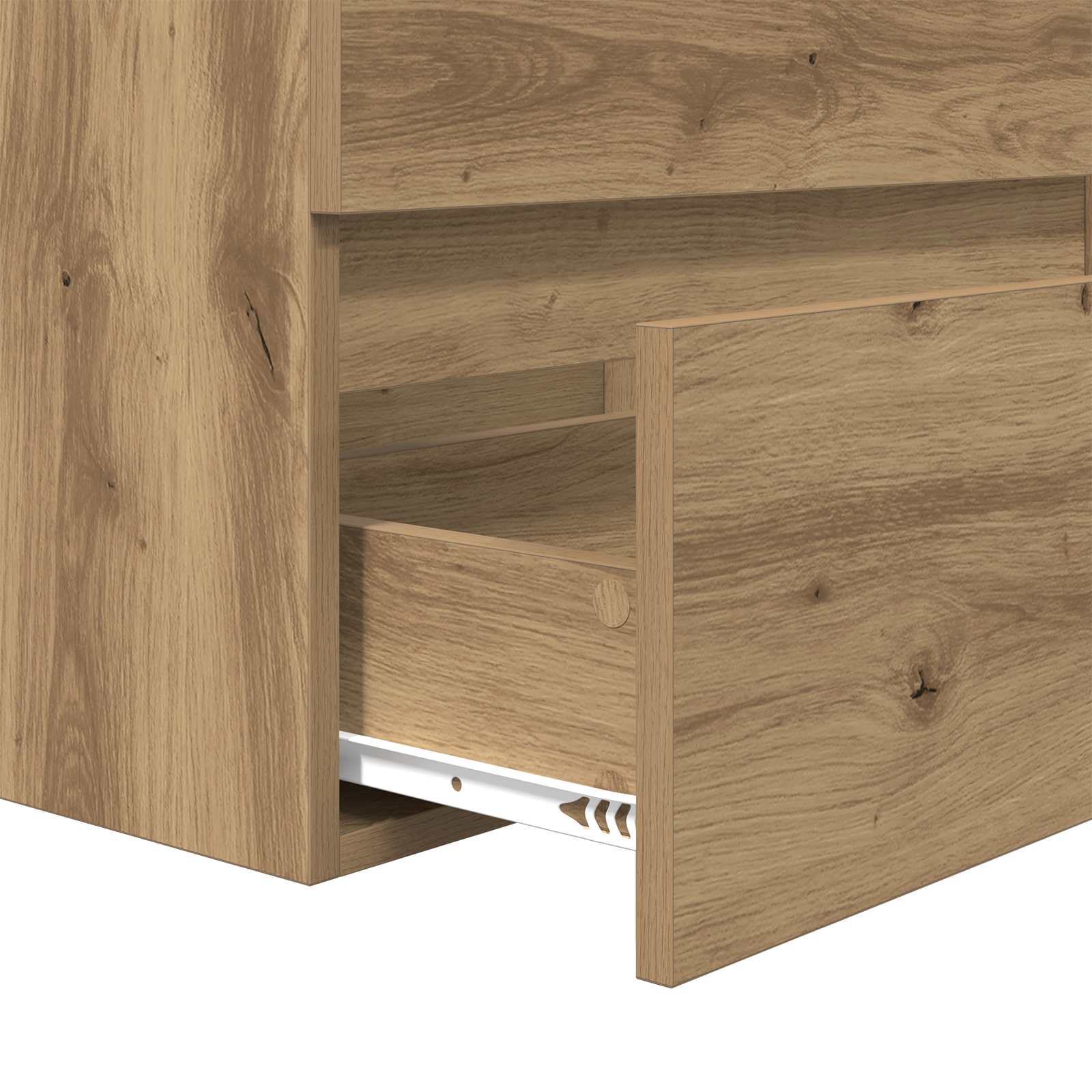 Badezimmermöbel-Set 3 pcs Artisan-Eiche Holzwerkstoff