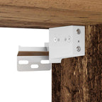 Badezimmermöbel-Set mit Schubladen 2 pcs Altholz Holzwerkstoff