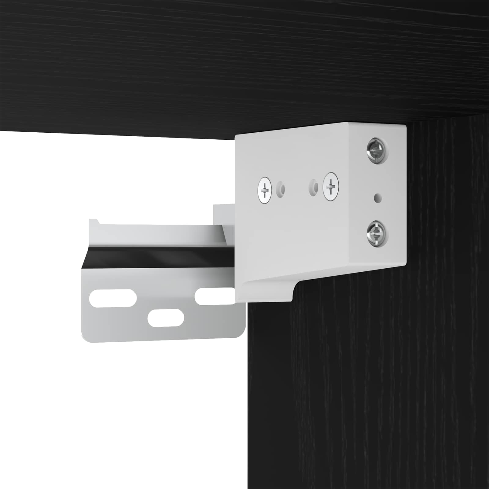 Badezimmermöbel-Set 2 pcs Schwarz Eichen-Optik Holzwerkstoff