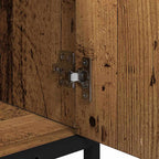 Badezimmerschrank mit Tür Altholz 90 x 33 x 60 cm Holzwerkstoff