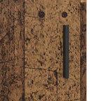 Badezimmerschrank mit Tür Altholz 65 x 33 x 60 cm Holzwerkstoff