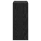 Bücherregal Schwarz Eichen-Optik 60 x 30 x 72 cm Holzwerkstoff