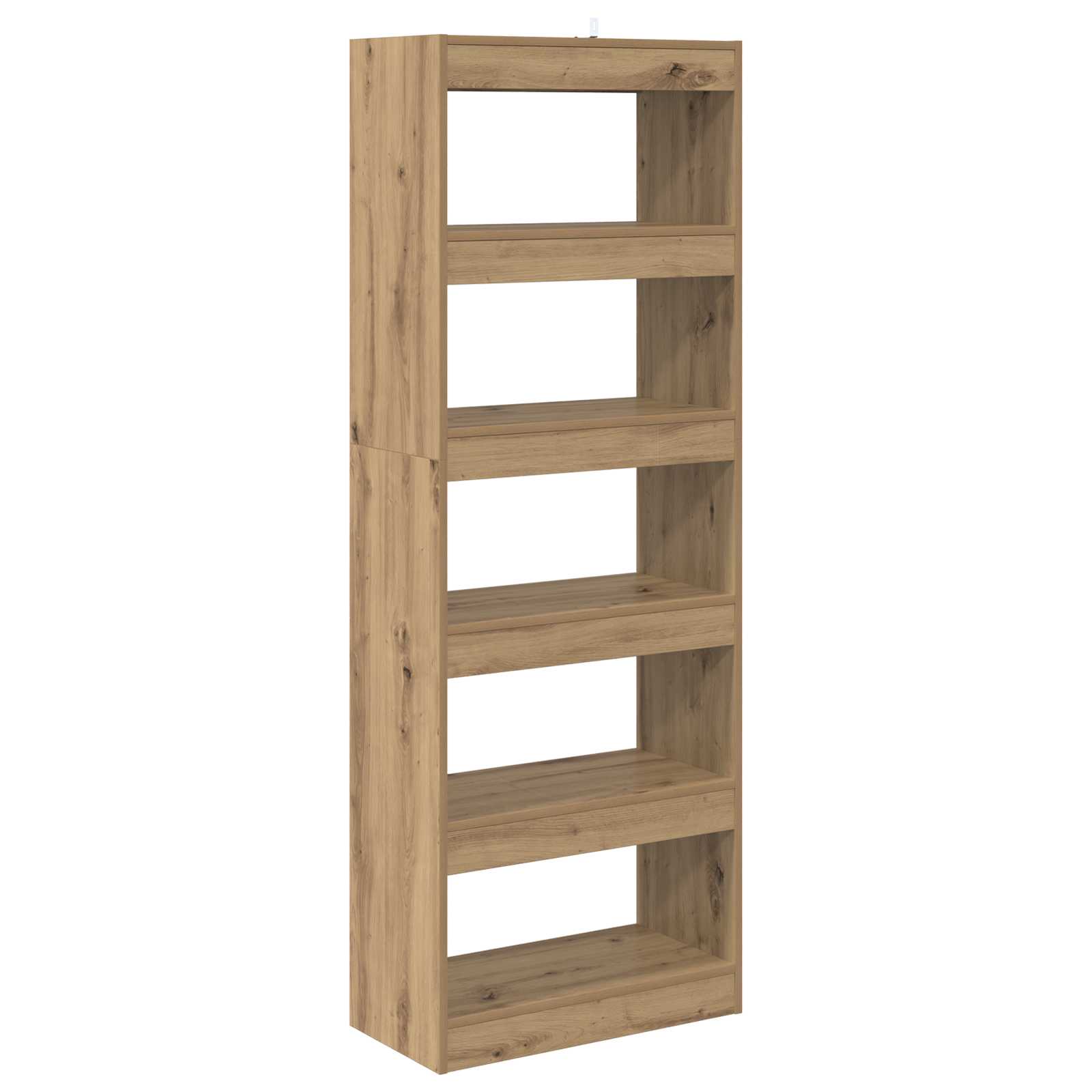 Bücherregal Artisan-Eiche 60 x 30 x 166 cm Holzwerkstoff