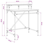 Schreibtisch Altholz 80 x 50 x 90 cm Holzwerkstoff