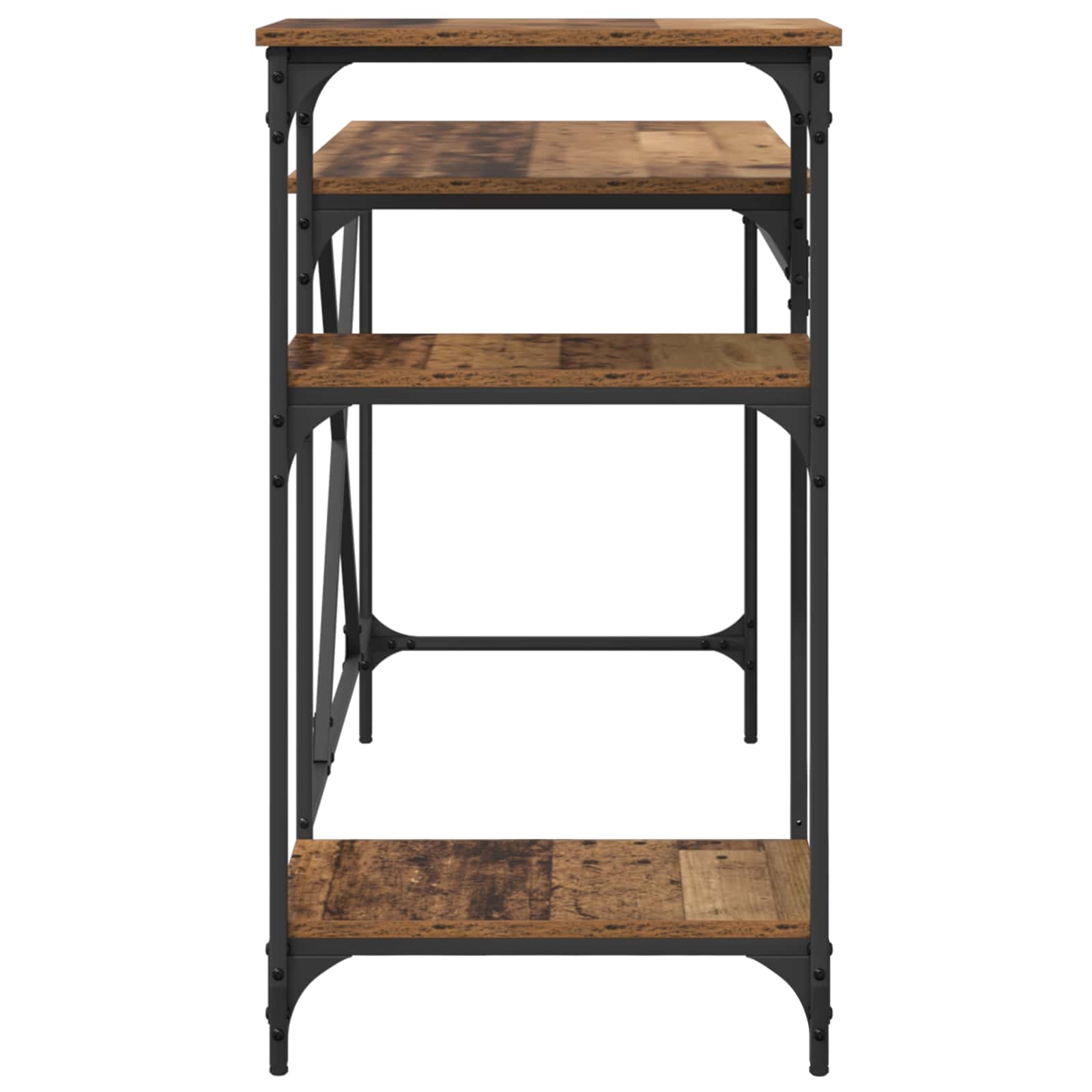 Schreibtisch Altholz 135 x 50 x 90 cm Holzwerkstoff