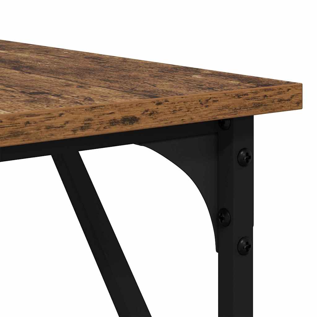 Schreibtisch Altholz 149 x 149 x 75 cm Holzwerkstoff