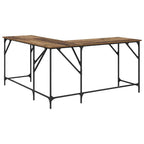 Schreibtisch Altholz 149 x 149 x 75 cm Holzwerkstoff